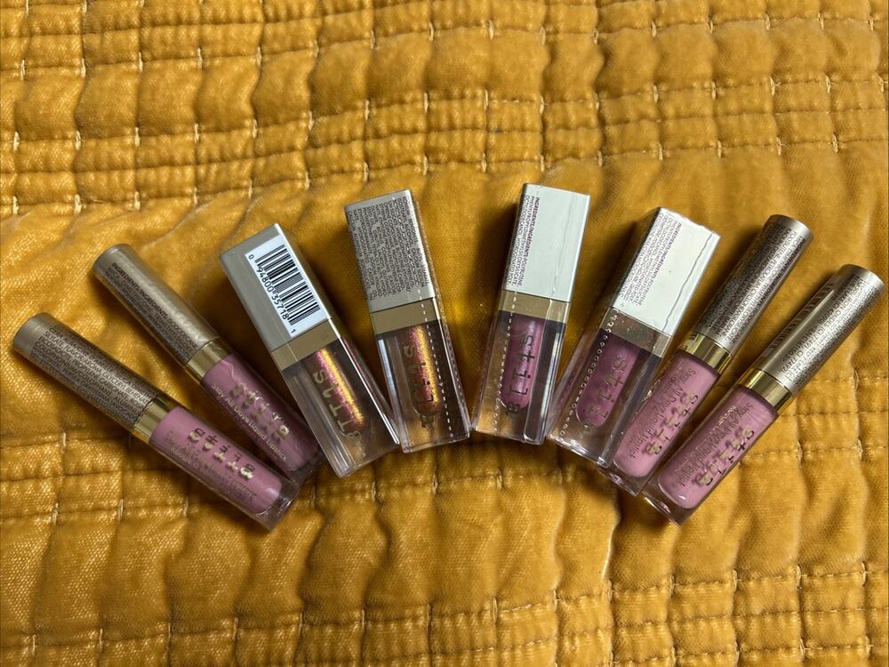 C2 Stila Lot Liquid Lipstick in Baci Perla & Lip Gloss in Synergy Elevator Pitch